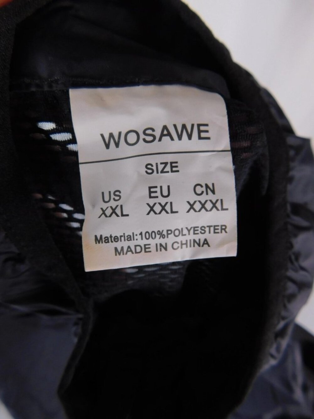 WOSAWE Cycling Vest Mens XXL Black Windstopper Reflective Full Zip Road Bike - Picture 8 of 10